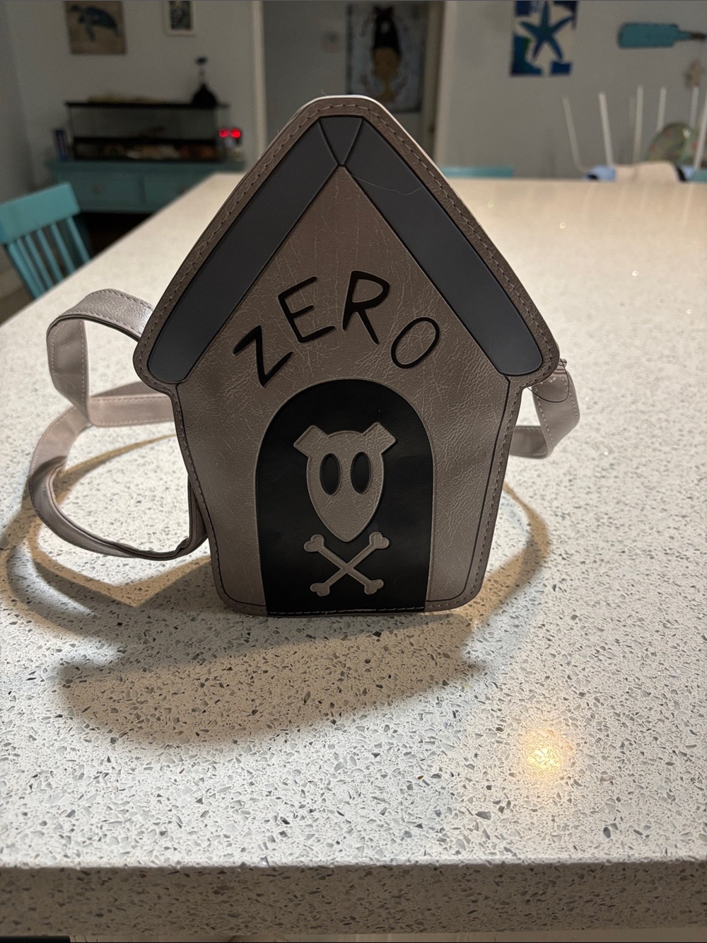 Zero Doghouse Crossbody Bag in Taupe and Black